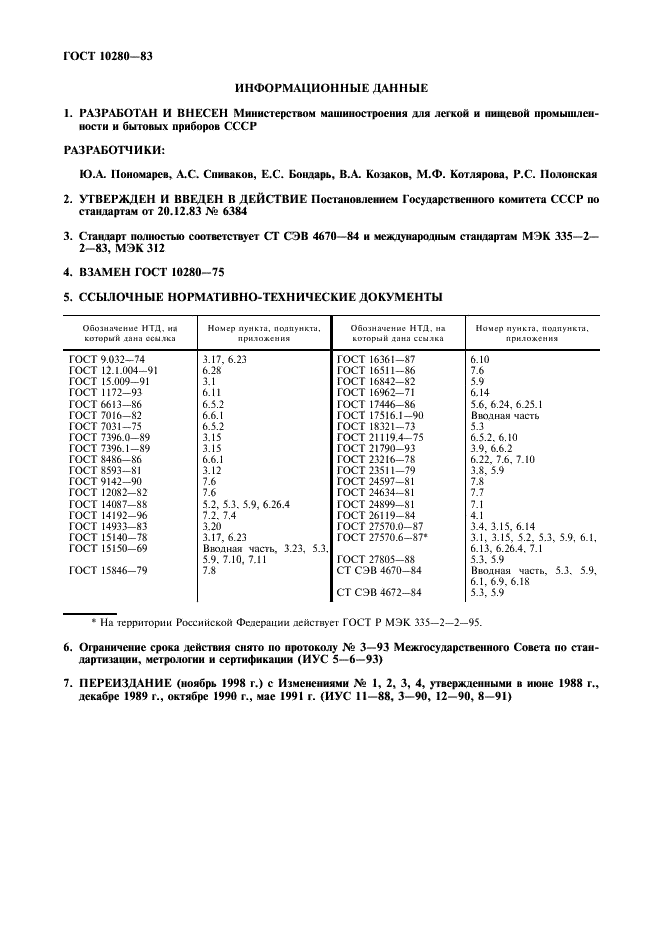 ГОСТ 10280-83