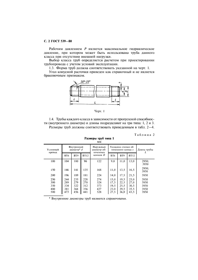 ГОСТ 539-80