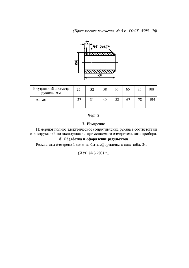 Изменение №5 к ГОСТ 5398-76