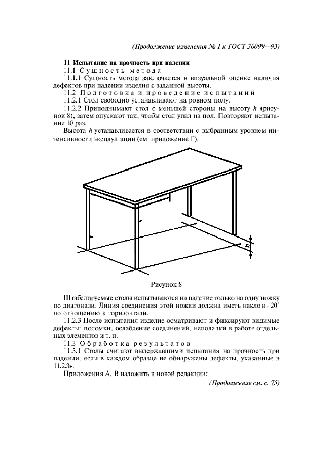 Изменение №1 к ГОСТ 30099-93