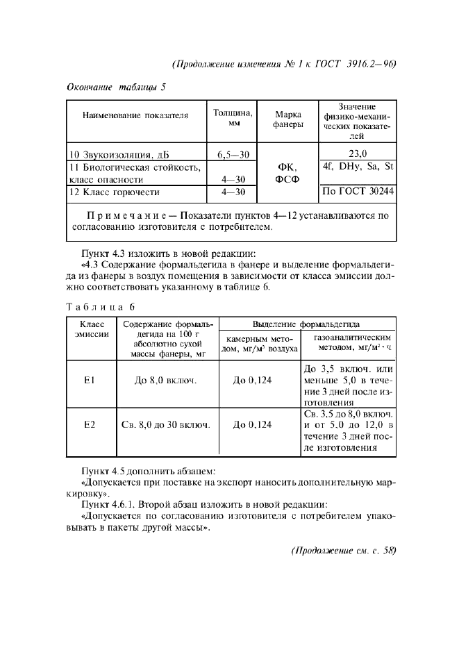 Изменение №1 к ГОСТ 3916.2-96