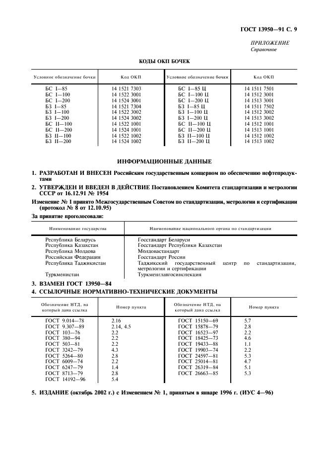 ГОСТ 13950-91