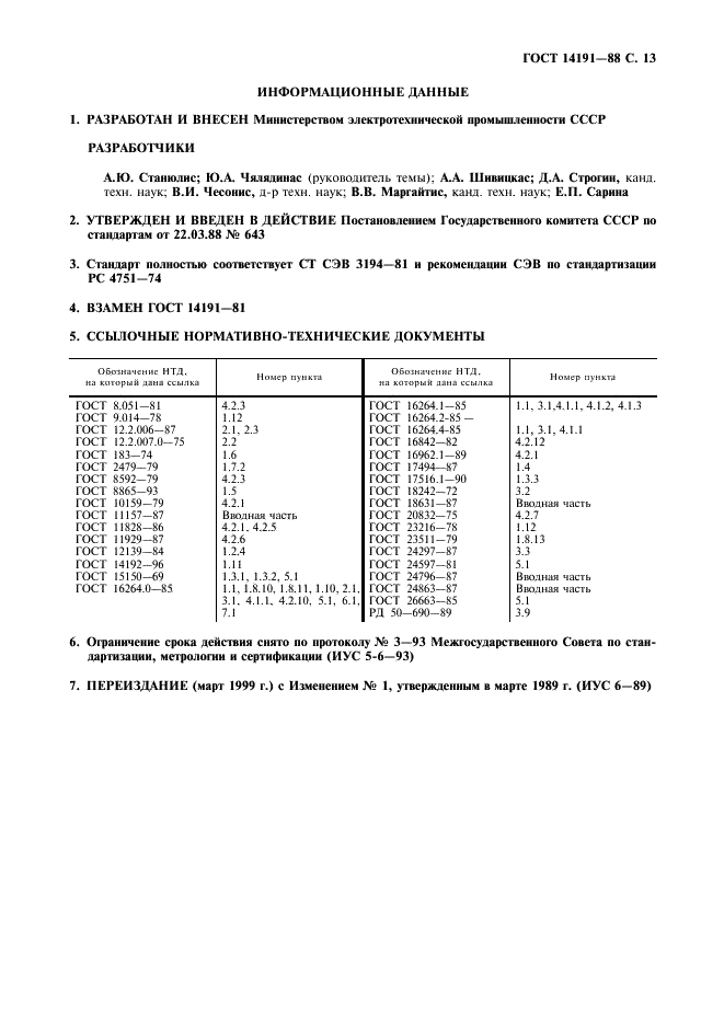 ГОСТ 14191-88