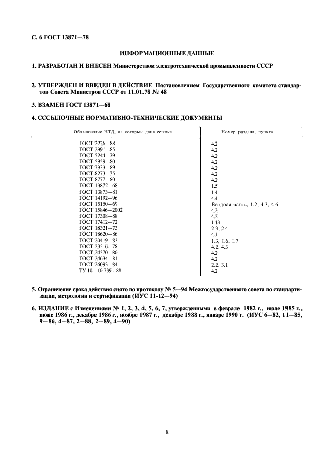 ГОСТ 13871-78