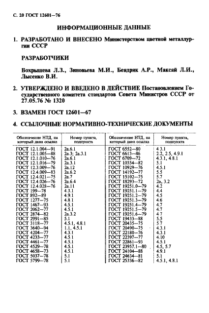 ГОСТ 12601-76