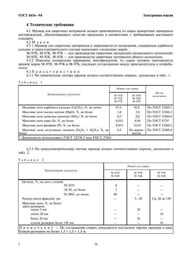 ГОСТ 4416-94