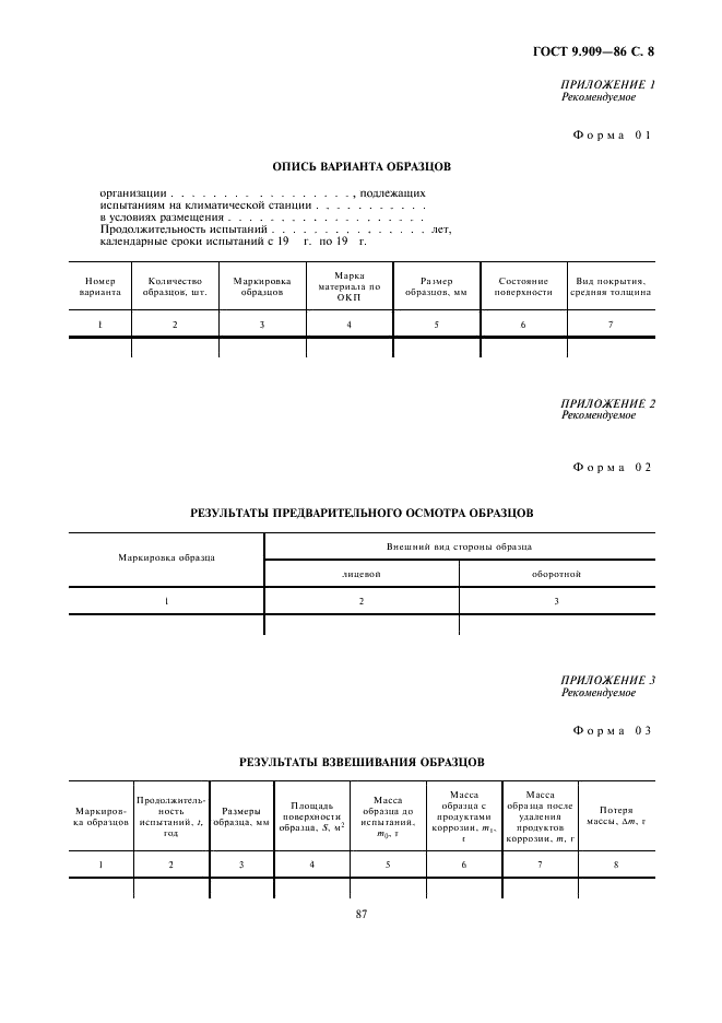 ГОСТ 9.909-86