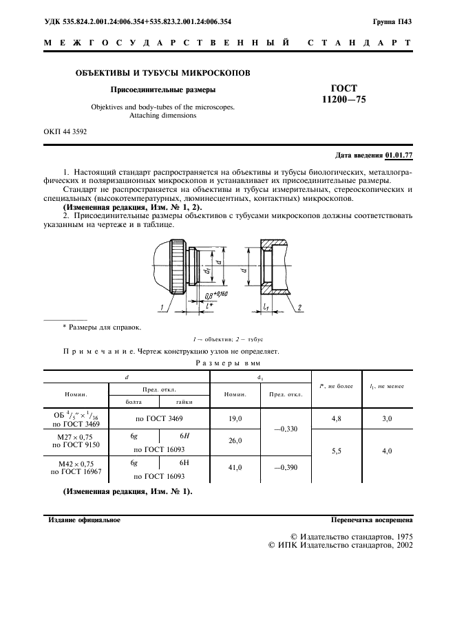 ГОСТ 11200-75