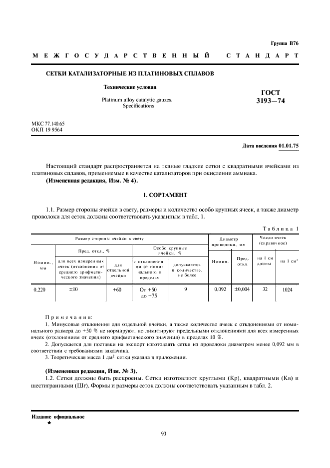 ГОСТ 3193-74