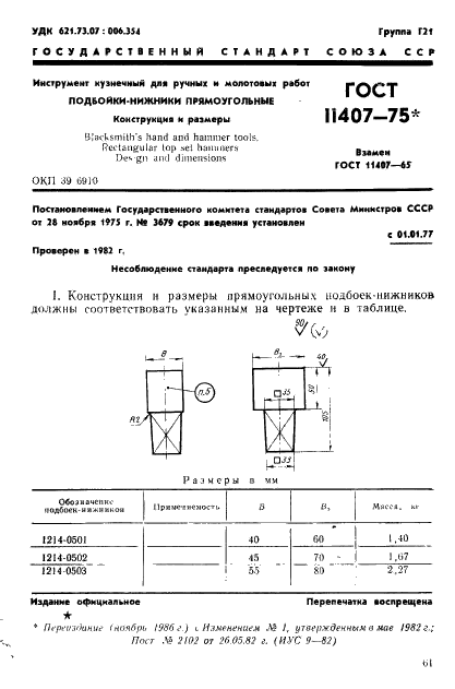 ГОСТ 11407-75