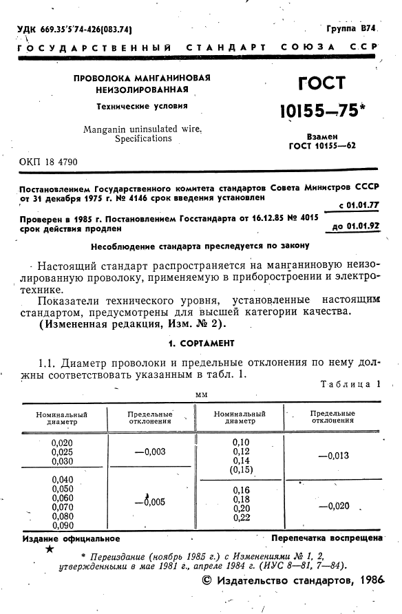 ГОСТ 10155-75