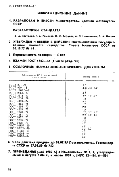 ГОСТ 1762.6-71