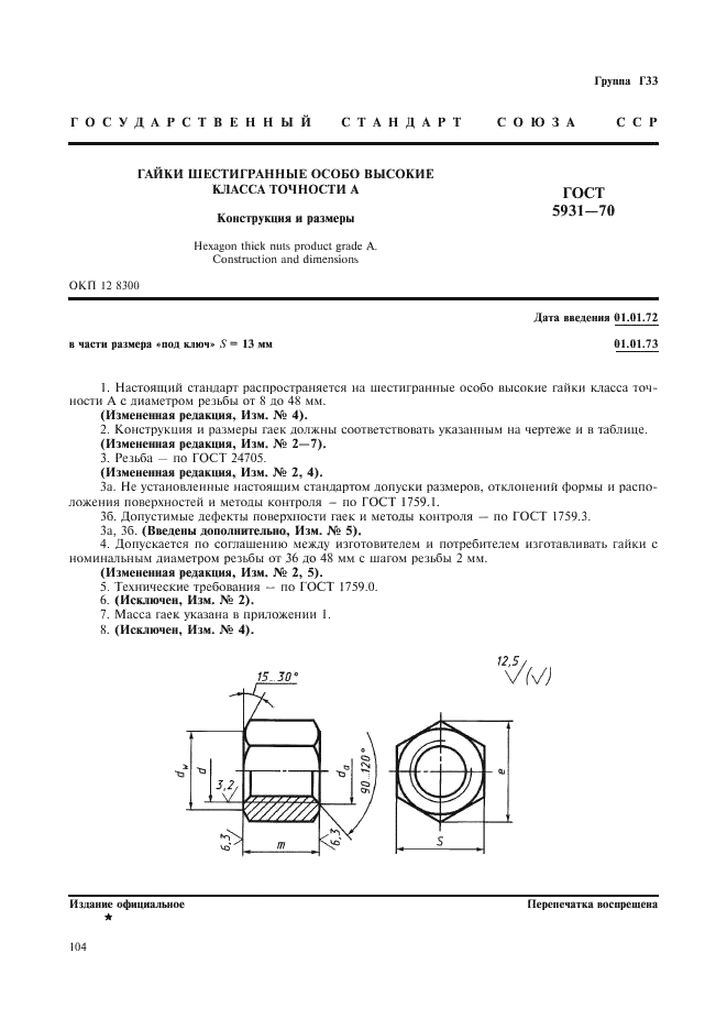 ГОСТ 5931-70