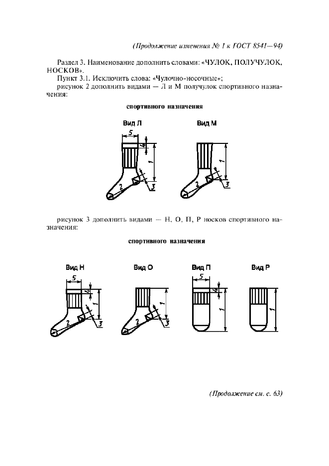 Изменение №1 к ГОСТ 8541-94