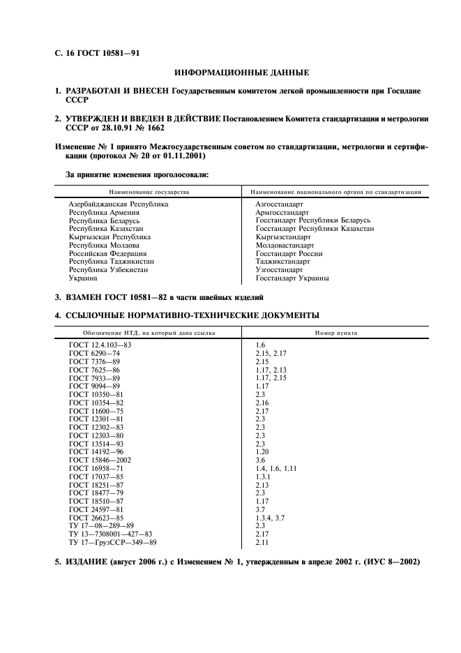 ГОСТ 10581-91