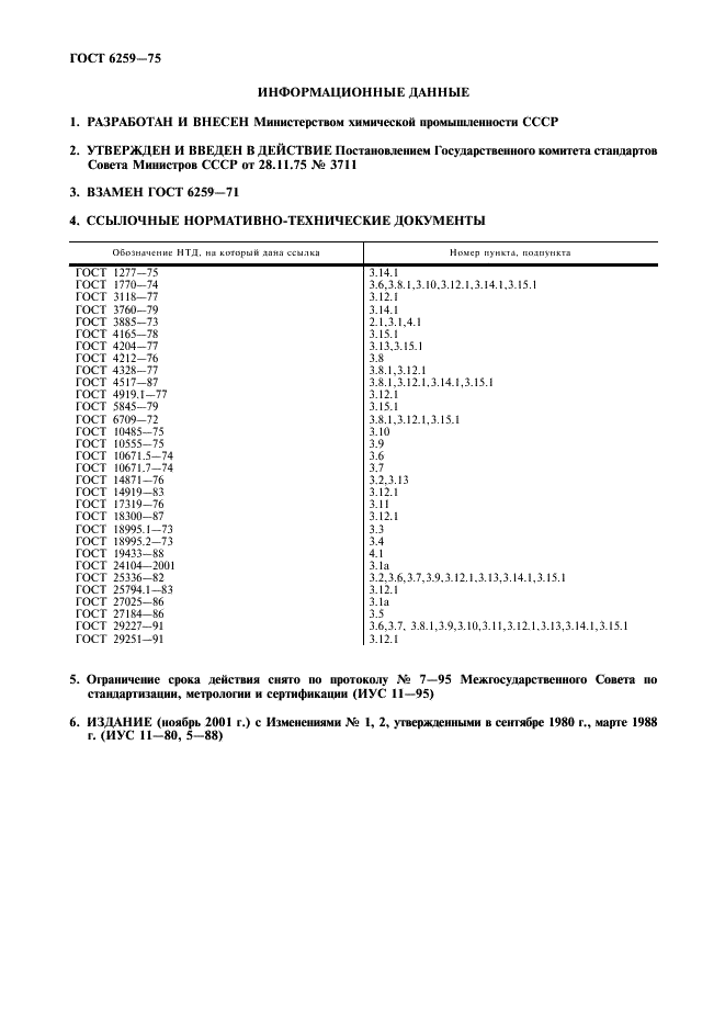 ГОСТ 6259-75