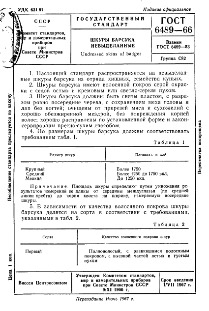 ГОСТ 6489-66