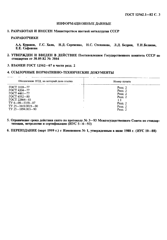 ГОСТ 12562.1-82