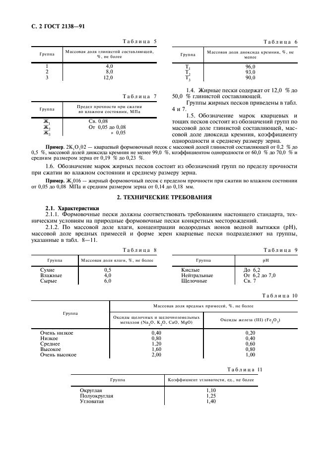 ГОСТ 2138-91