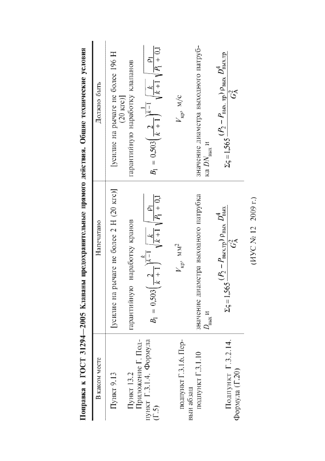 Поправка к ГОСТ 31294-2005