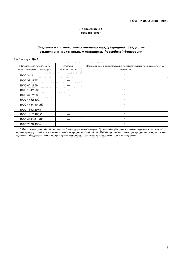 ГОСТ Р ИСО 9808-2010