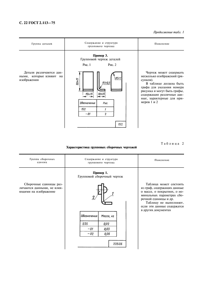 Групповой чертеж