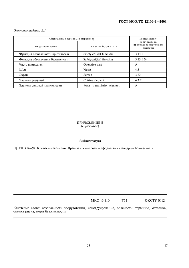 ГОСТ ИСО/ТО 12100-1-2001
