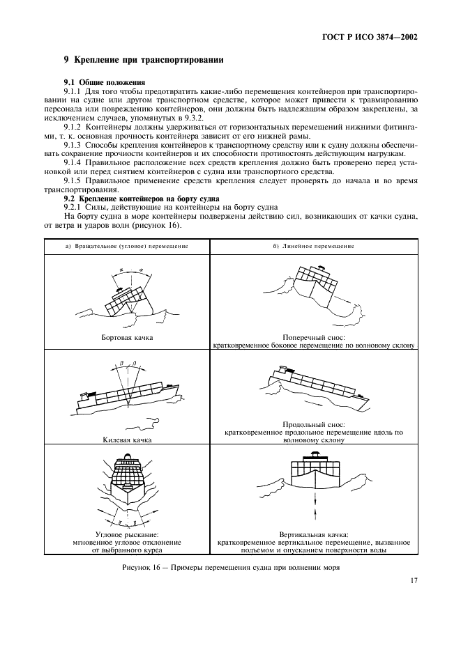 ГОСТ Р ИСО 3874-2002