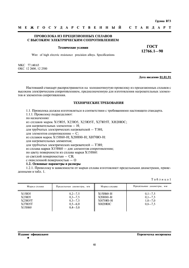 ГОСТ 12766.1-90