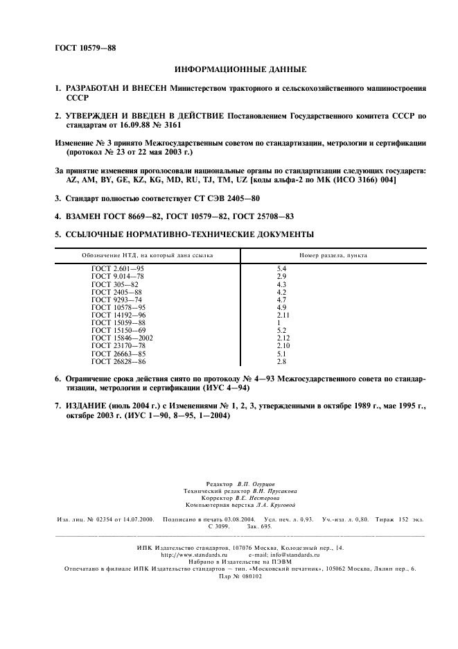 ГОСТ 10579-88