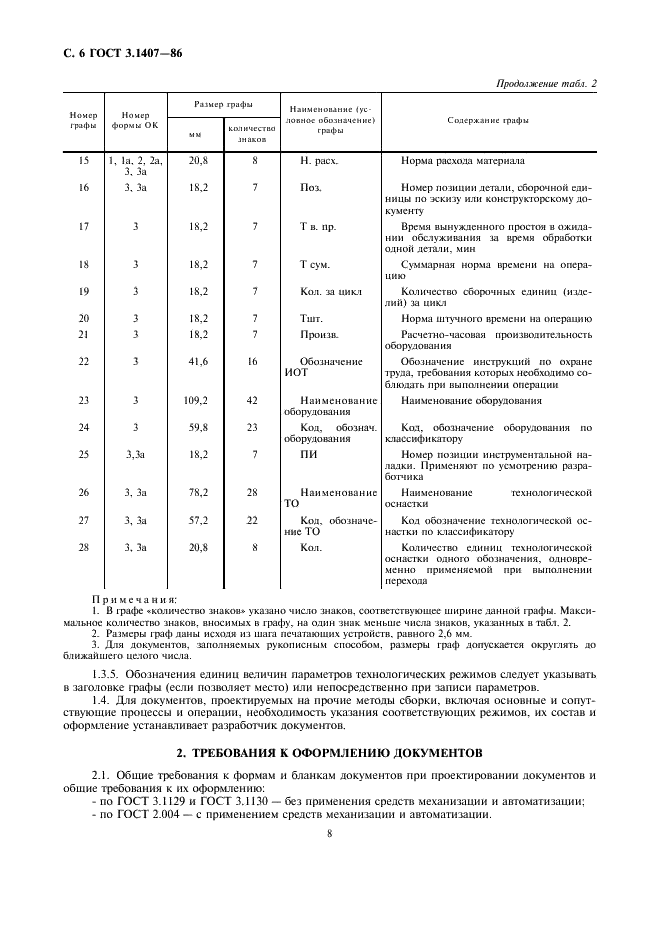 ГОСТ 3.1407-86