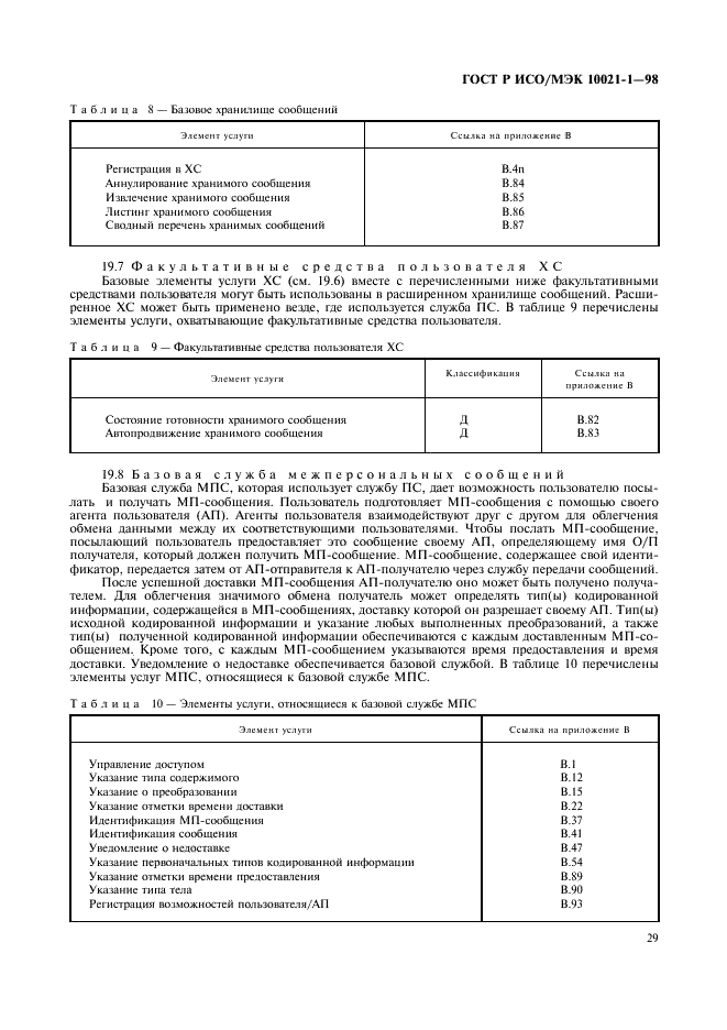 ГОСТ Р ИСО/МЭК 10021-1-98