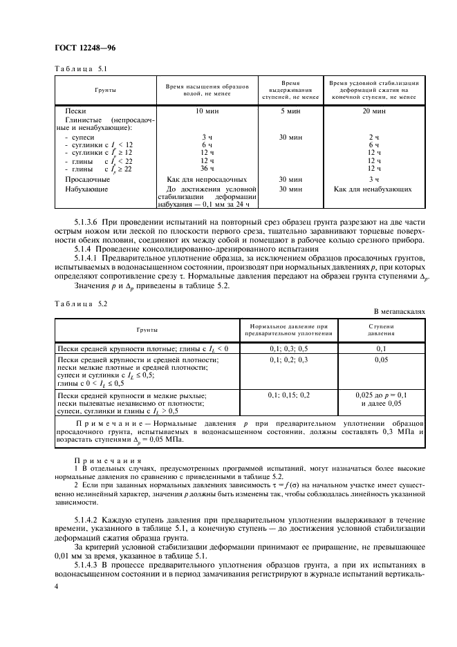 ГОСТ 12248-96