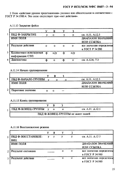 ГОСТ Р ИСО/МЭК МФС 10607-3-94