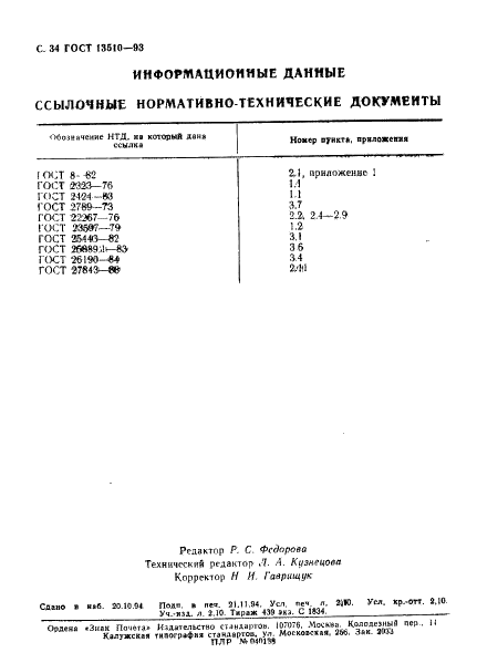 ГОСТ 13510-93