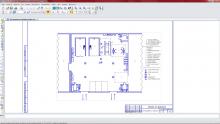 Чертеж цеха в компасе